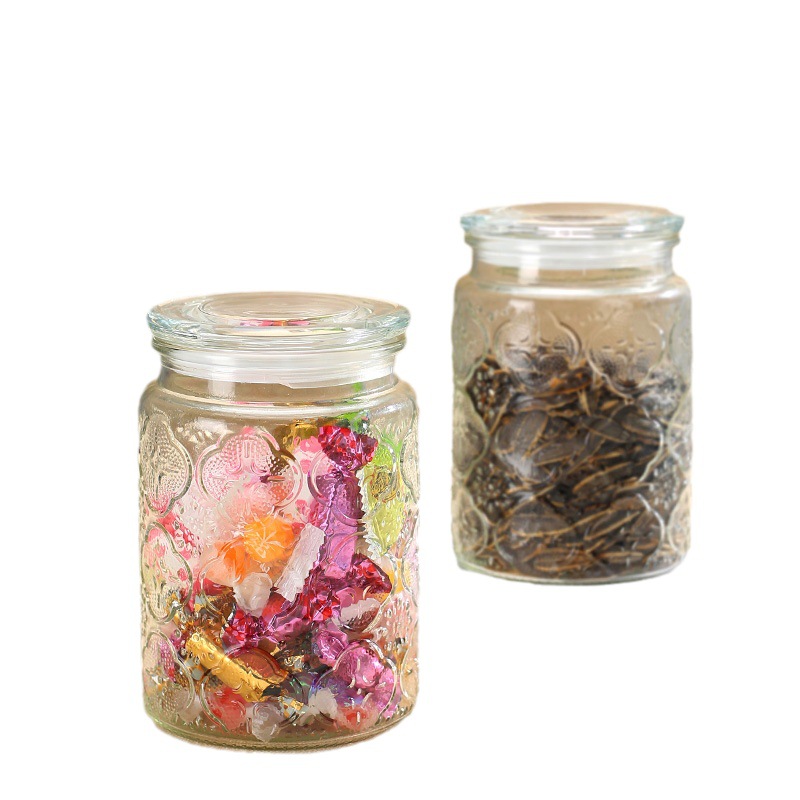 【 Drop Shipping 】 2 pieces of crabapple flower relief storage jars Item Picture