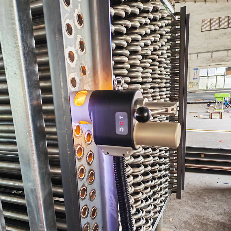 Suspended mini fully automatic tube-plate argon arc welding machine, tube-to-plate welding machine equipment, American Welding Application Scenario