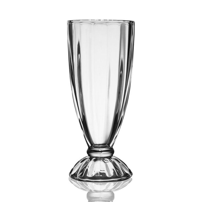 Wholesale of green apple striped milkshake cups, ice cream cups, milk tea cups, beverage cups and glass cups with logo printing full figure