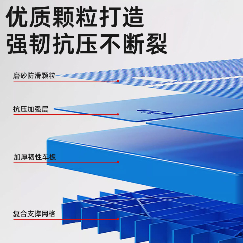 Hugong small trolley folding trolley flat car home hauler trailer express will hand in hand to pull cart shopping cart Specification drawing