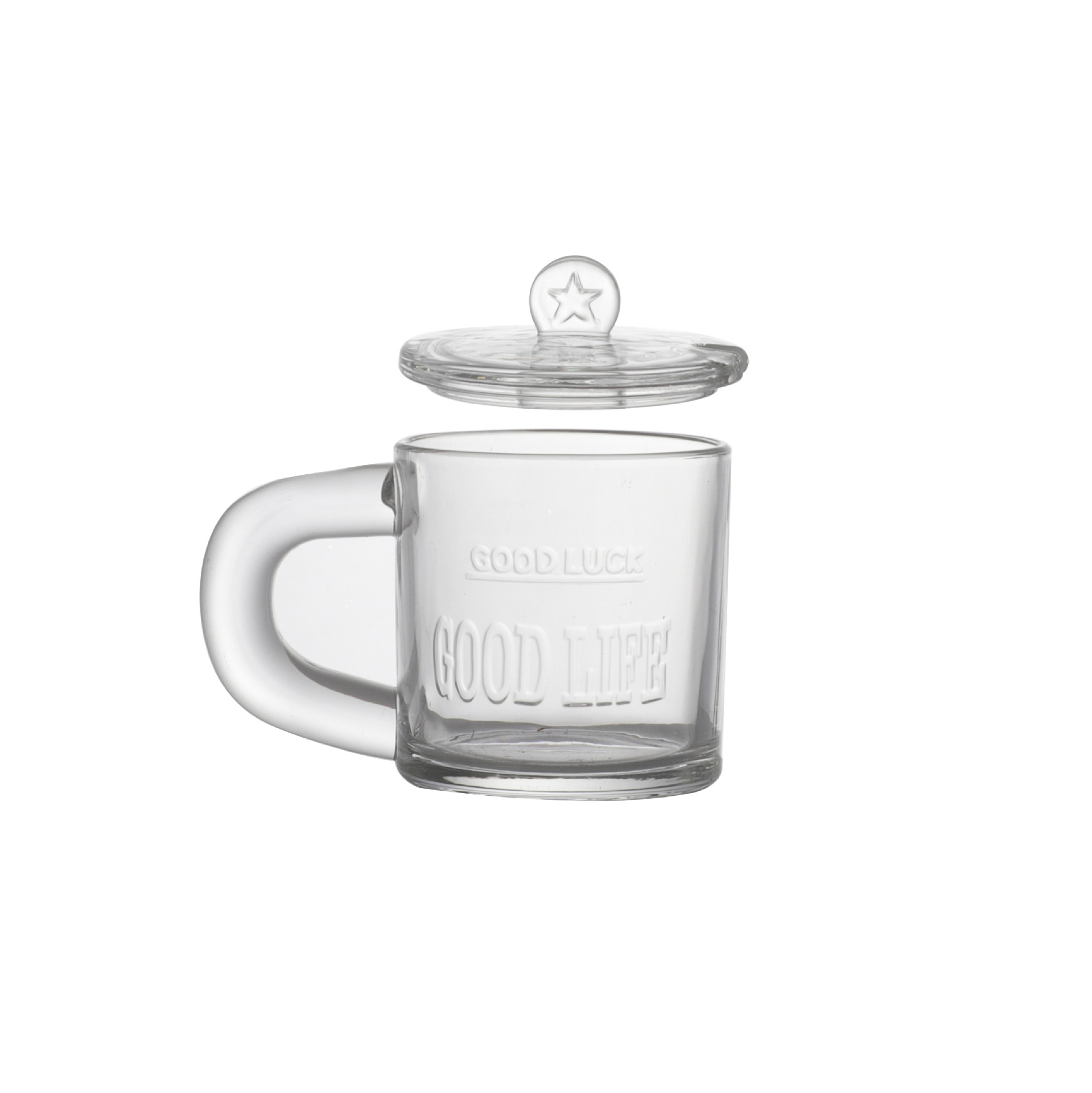 Wholesale of household glass cups with handles, commercial high-temperature resistant coffee cups, milk cups, and Ins-style beverage cups Item Picture