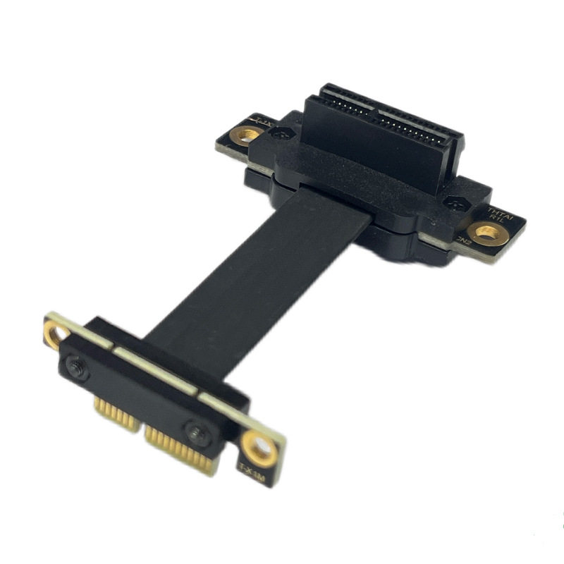 THTAI pcie1X to pcie1X extension cable network card sound card Adapter 3.0 High-speed supports diskless boot Item Picture