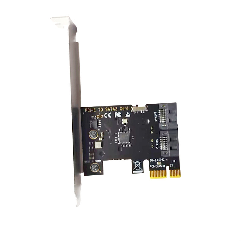 Desktop pci-e to sata3.0 expansion card, sata3.0 adapter card, hard disk expansion card, SATA6GB interface full figure