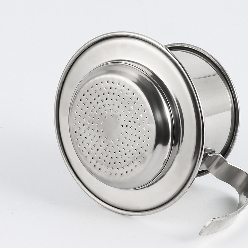 304 Vietnamese coffee pot, filter cup, drip pot, Vietnamese drip coffee pot, household coffee filter cup, hand-brewed coffee pot Specification drawing