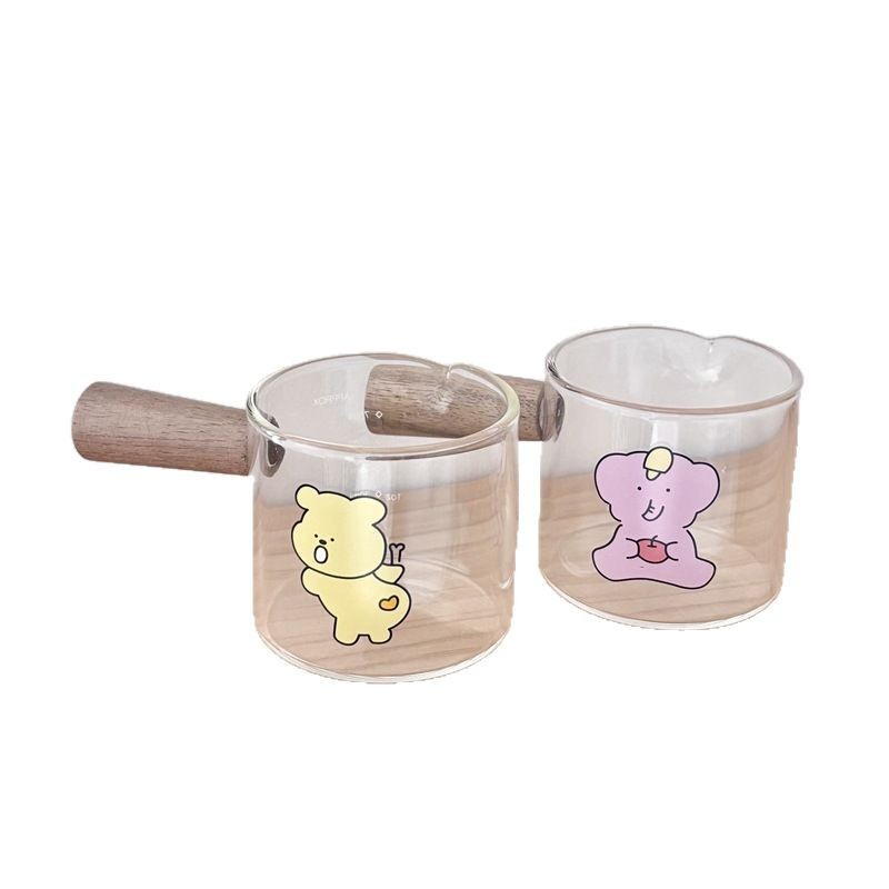 Bolimei homemade Italian espresso cup, ounce cup, graduated glass cup, coffee extract, household glass cup Item Picture