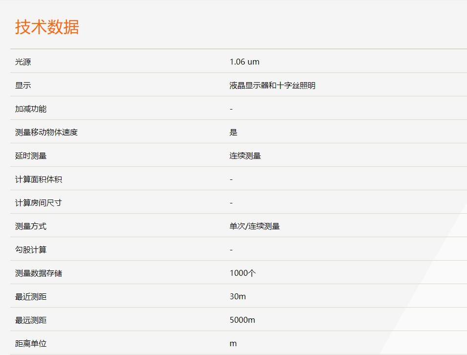 Laisai LS206 laser rangefinder, long-distance rangefinder, 5000-meter rangefinder Item Picture