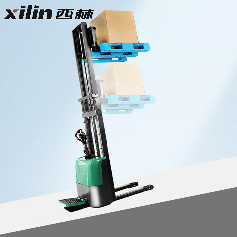 All-electric stacker trucks, automatic loading and unloading for goods handling, electric stackers, lifting and handling forklifts Specification drawing