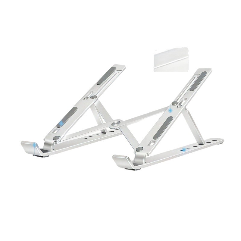 Notebook computer stand, aluminum alloy folding, lifting, adjustable storage, portable bracket, desktop tablet, heat dissipation bracket Item Picture