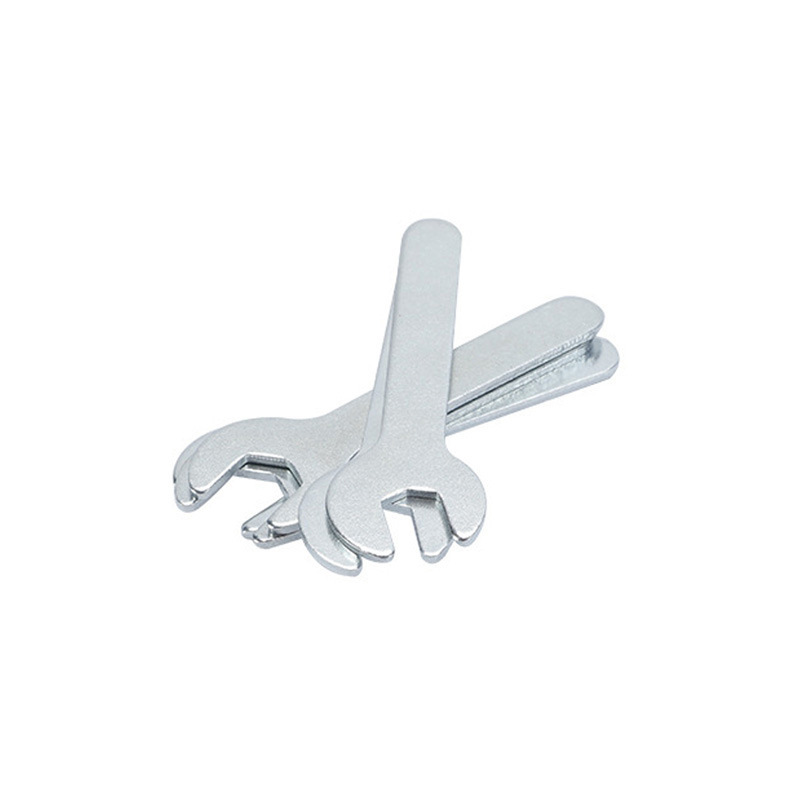The manufacturer supplies ultra-thin small wrenches, disposable wrenches, customized hexagon socket stamping wrenches and open-end wrenches details Picture