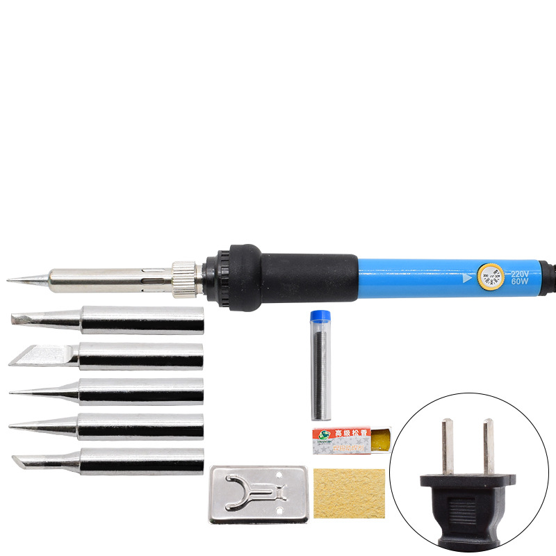 Cross-border 60w direct insertion constant-temperature soldering iron, beautiful 110V European standard 220V soldering iron set, soldering tool undefined