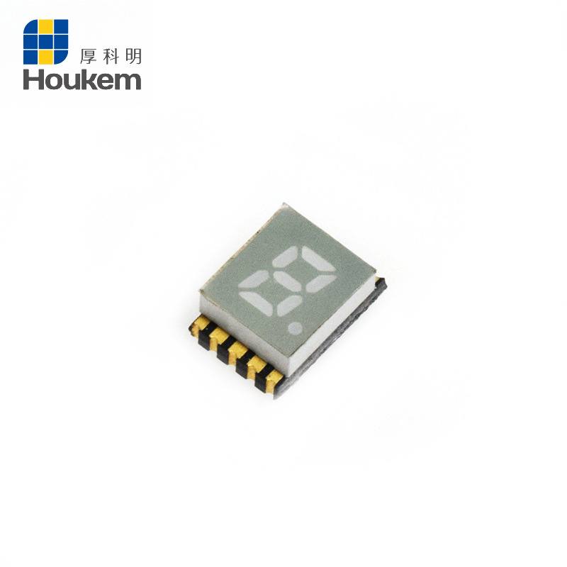 0.39-inch one-piece blue light surface mount LED digital tube manufacturer digital tube Specification drawing