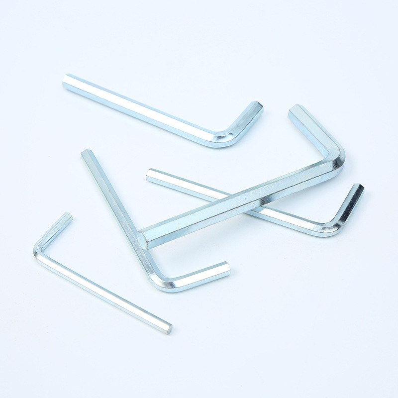 L-shaped hex socket wrench, galvanized hex socket wrench, self-produced and self-sold, wholesale of hardware tools for hex socket wrenches details Picture