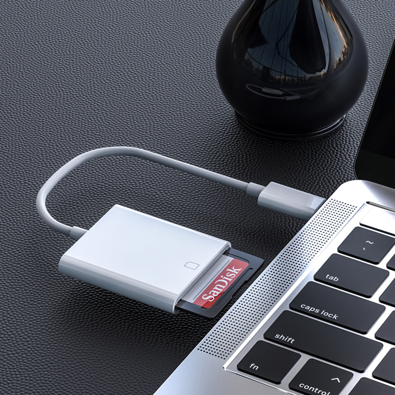 type-c to sd camera card, mobile phone-specific otg card reader, tf memory card high-speed adapter cable, factory direct sales Specification drawing