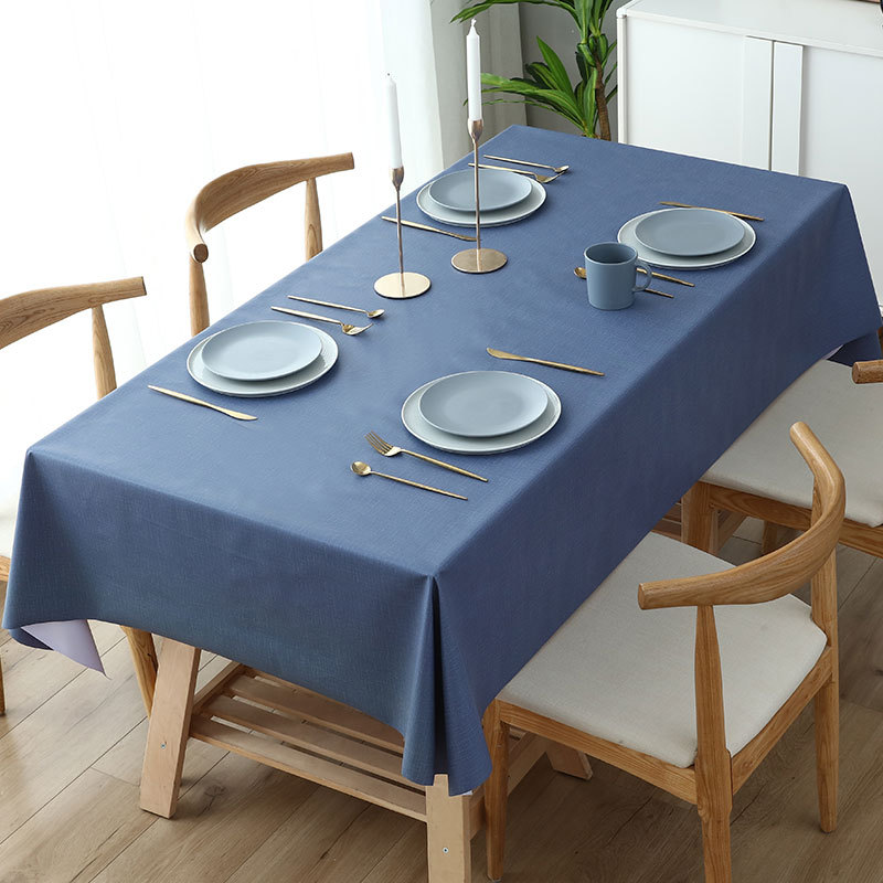 The tablecloth is made of waterproof, oil-proof and washable PVC