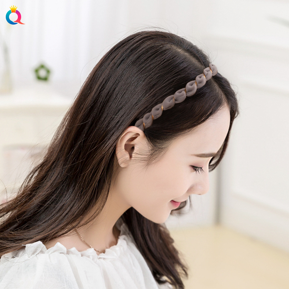 Qiyue Korean-style super fairy-like European-style hair band in candy color, small, trendy hair tie, sweet and stylish metal headband for going out details Picture