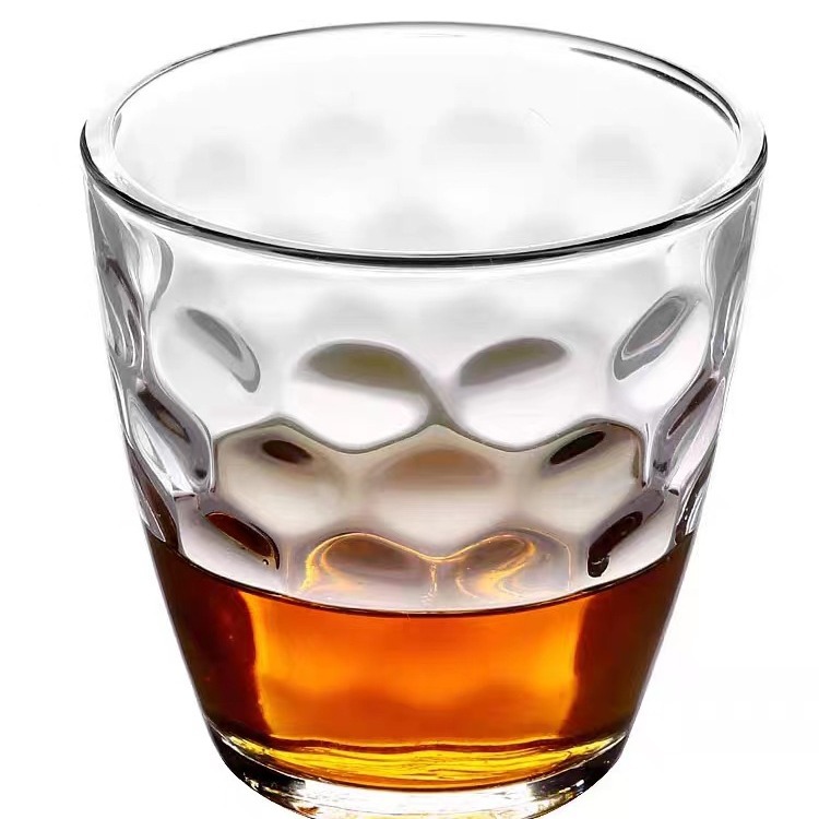 Hongli polka dot glass cups, creative water cups, beer mugs, milk cups, tempered glass cups, beverage cups for KTV bars Item Picture