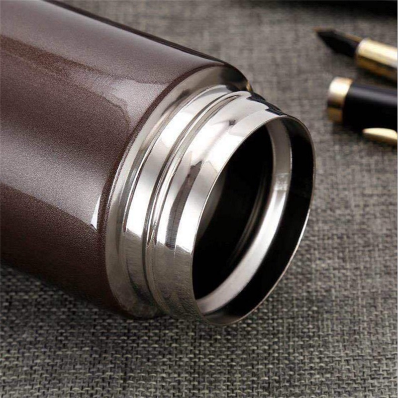 Trendy stainless steel insulated cup with bouncing lid, outdoor portable car water cup, gift cup, customizable LOGO pattern details Picture