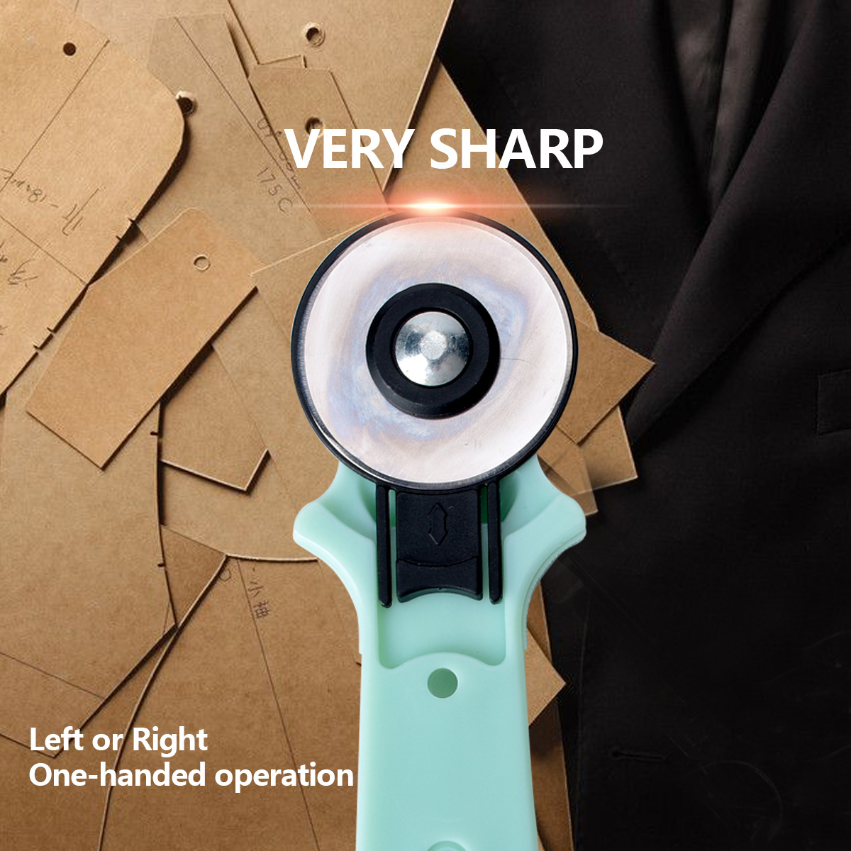 We now supply roller knives, roller knives, 45mm roller knives, leather and fabric cutting, dotted line cutting blades, and flat rubber band cutting tools Specification drawing