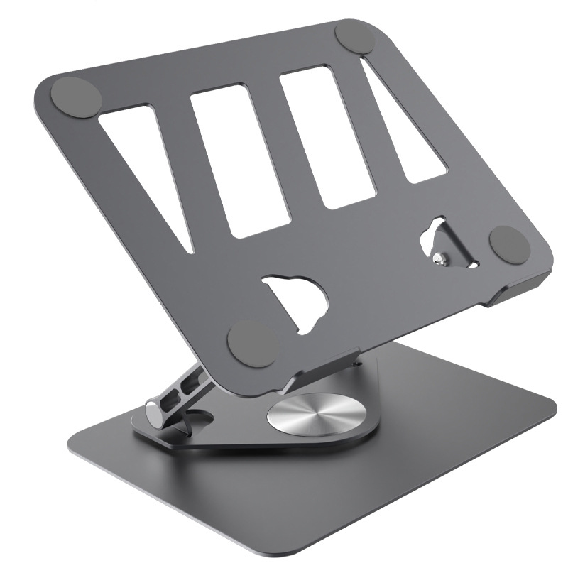 515 notebook computer stand aluminum alloy desktop height-increasing folding heat dissipation frame, lifting and rotating notebook stand Specification drawing