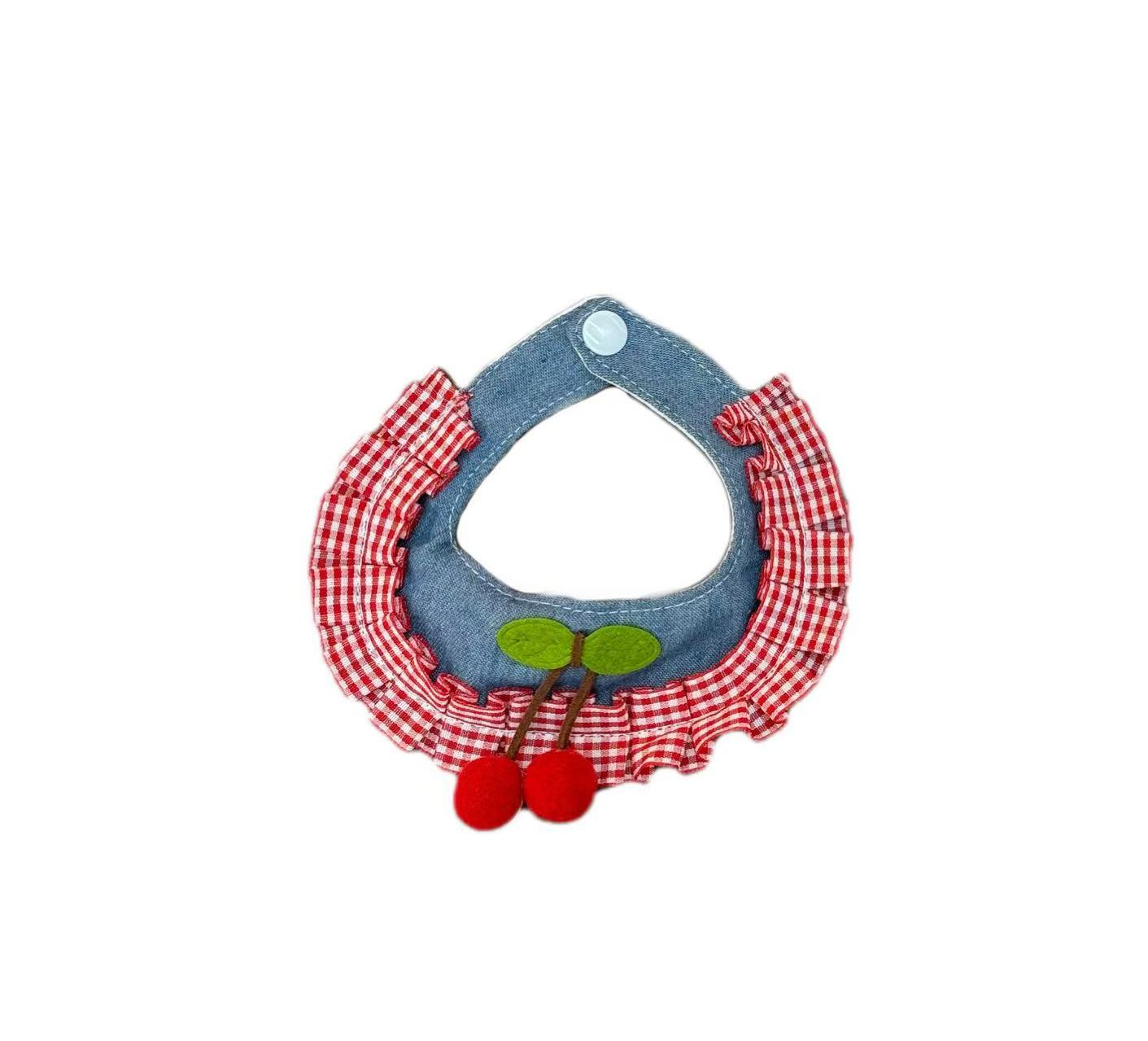 宠物围巾 可爱萌趣宠物服饰 中式风格装饰款