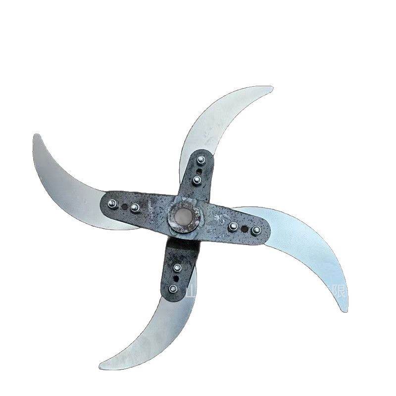 A set of dedicated blades for a new type of hand-made grass chipper, grass cutter and vegetable shredder for raising chickens, ducks, geese and pigs Item Picture