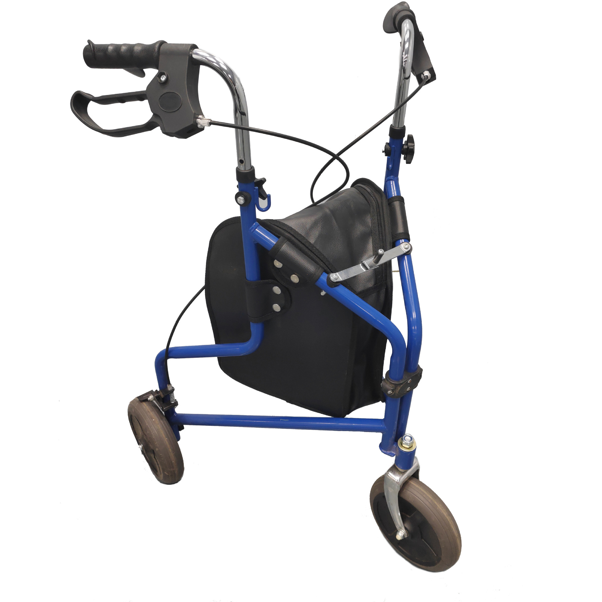 Hand-pushed electric bicycle, elderly mobility vehicle, multi-functional lightweight three-wheeled assisted handcart, mobility shopping cart Item Picture