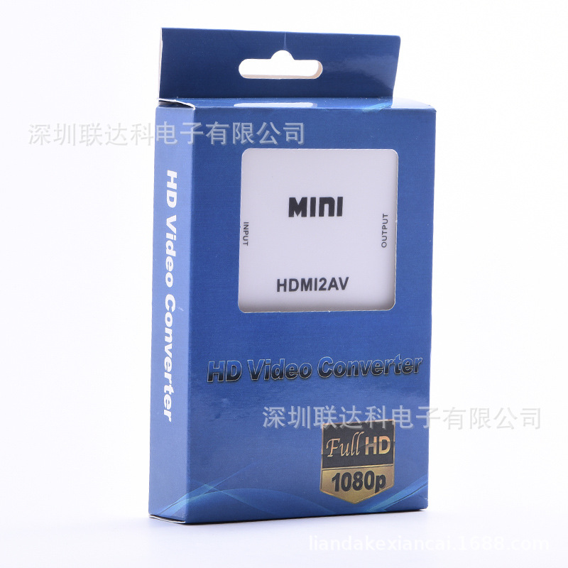 HDMI to AV converter, HDMI2AV, HDMI to RCA, HDMI switcher, 1080P factory wholesale details Picture