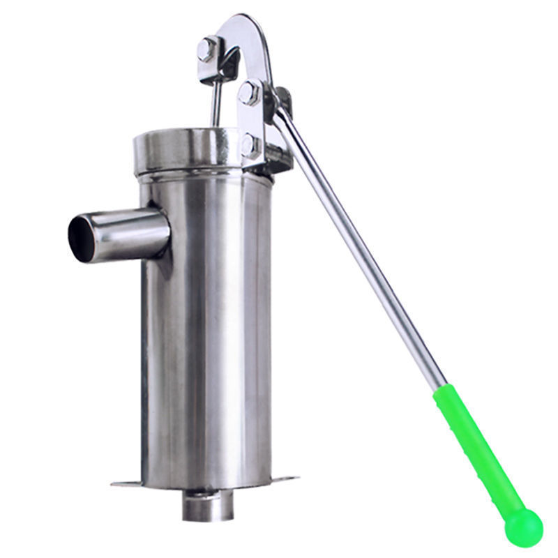 Standard stainless steel water well hand-cranked pump, well head hand-cranked machine, hand-cranked water well direct current manual undefined