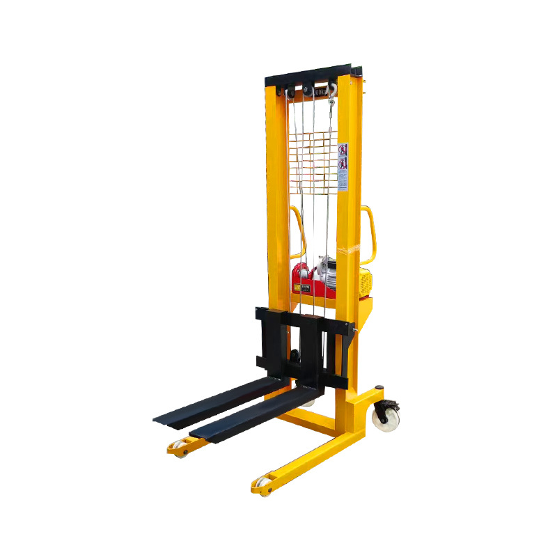 Cross-border wholesale manual forklifts, 1-ton and 2-ton lifting and lowering hydraulic vehicles, loading and unloading handling vehicles, small electric stackers Item Picture