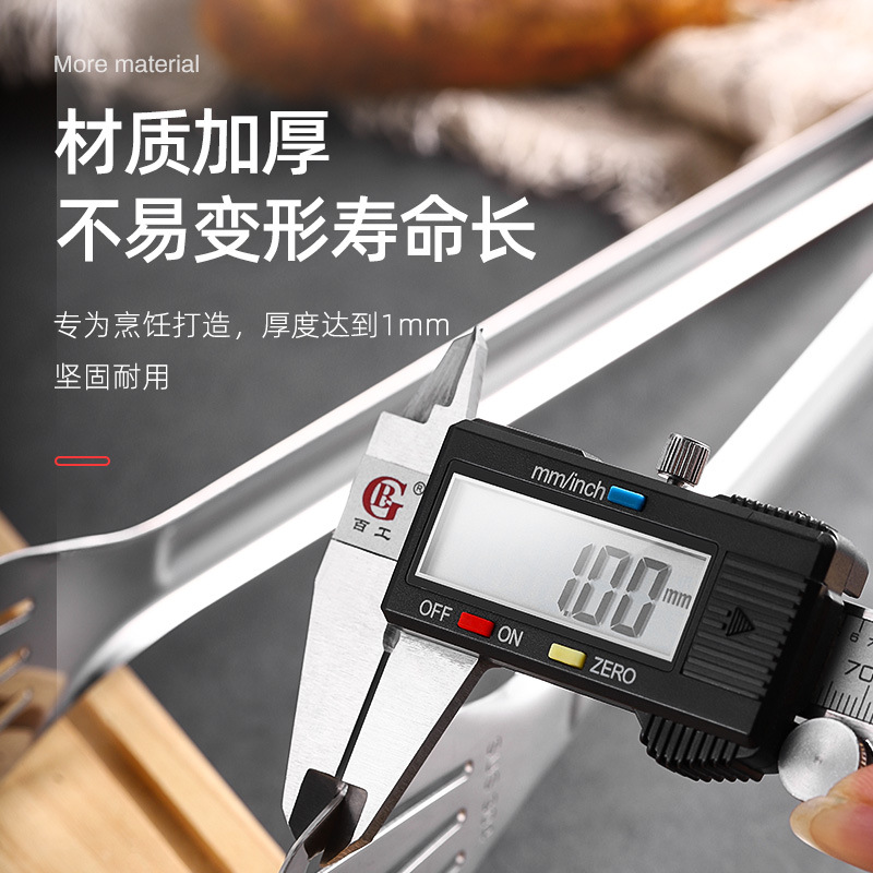 Food tongs, stainless steel barbecue tongs, buffet food tongs, kitchen heat-resistant bread tongs, hotel barbecue steak tongs Application Scenario