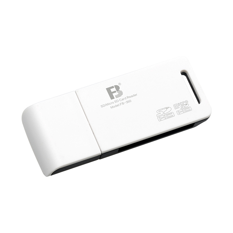 Fengbiao FB360 card reader, micro SD memory card, TF 2-in-1 recorder, USB computer, USB flash drive, memory reader Item Picture