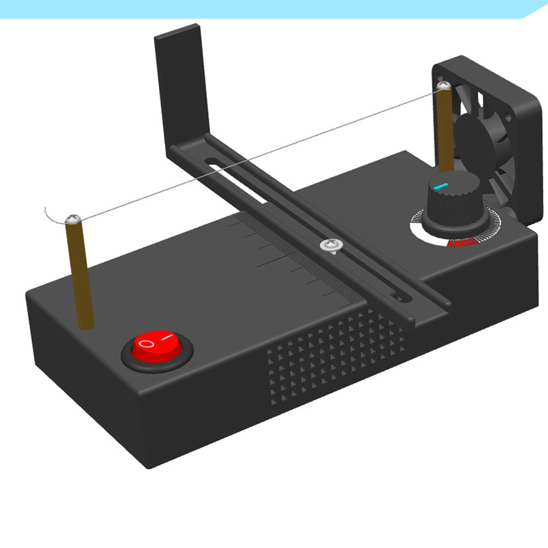 Small handmade hair accessory webbing, ribbon, ribbon cutting machine, heat-cutting machine, cotton tape trimming, trademark tape, fan exhaust Application Scenario