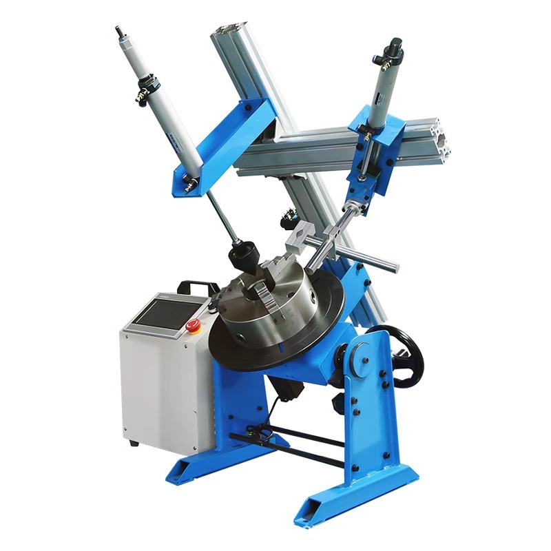 CNC touch screen automatic welding positioner, welding turntable, gas shielded argon arc welding precision intelligent welding positioner Item Picture