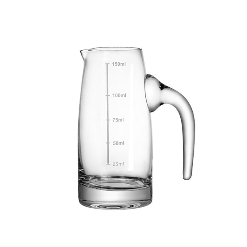 Crystal glass white spirit dispenser, commercial 100ml graduated wine dispenser for hotels and restaurants, creative household wine dispenser Item Picture