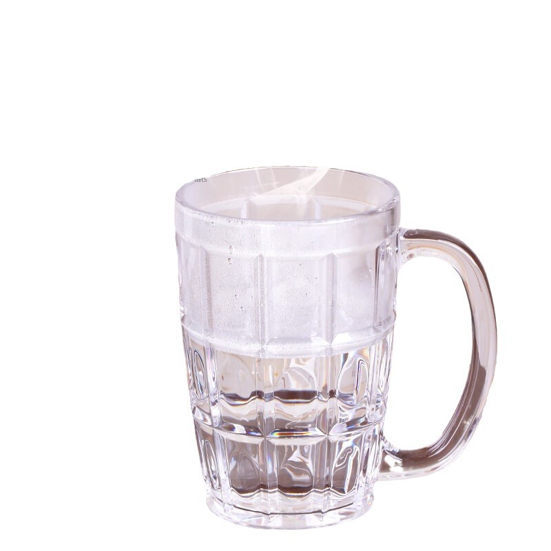 PC beer mugs, large-capacity draft beer cups, acrylic beer cups, home and commercial craft large draft beer cups with handles Item Picture