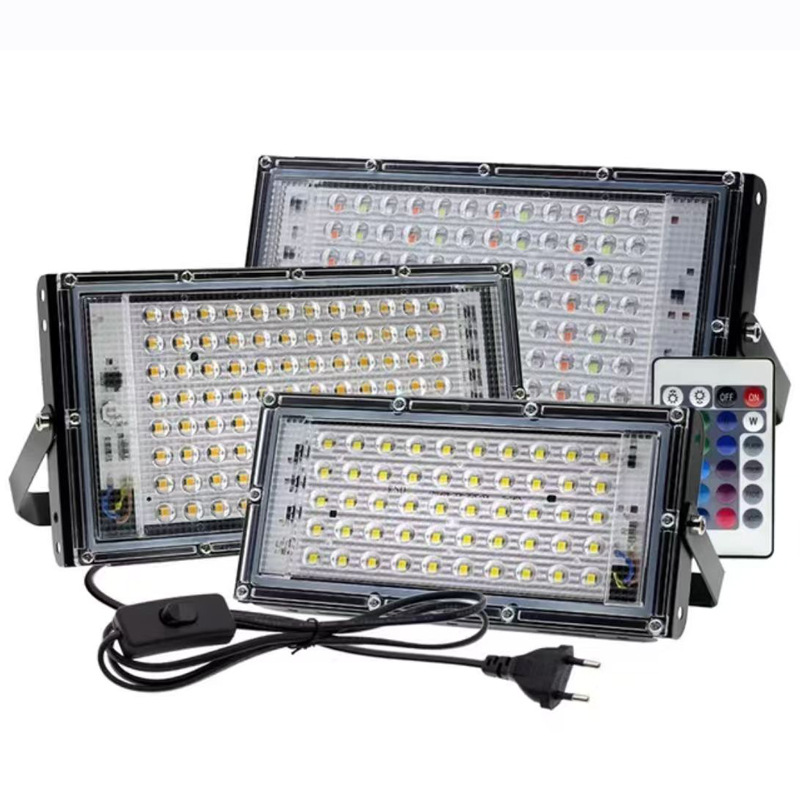 Cross-border LED floodlights, outdoor waterproof floodlights, led iodine tungsten lamps, RGB lawn floodlights, led spotlights Application Scenario