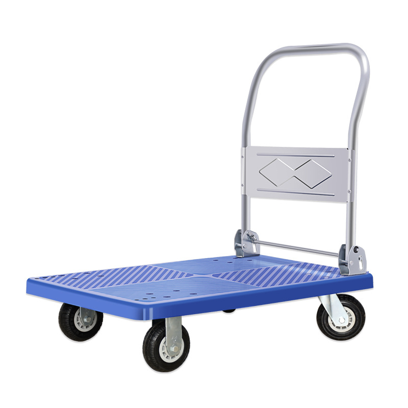 Factory wholesale folding trolleys, silent pull-out trucks, heavy-duty flatbed trucks, small trailers, lightweight tool carts, and handling carts Item Picture