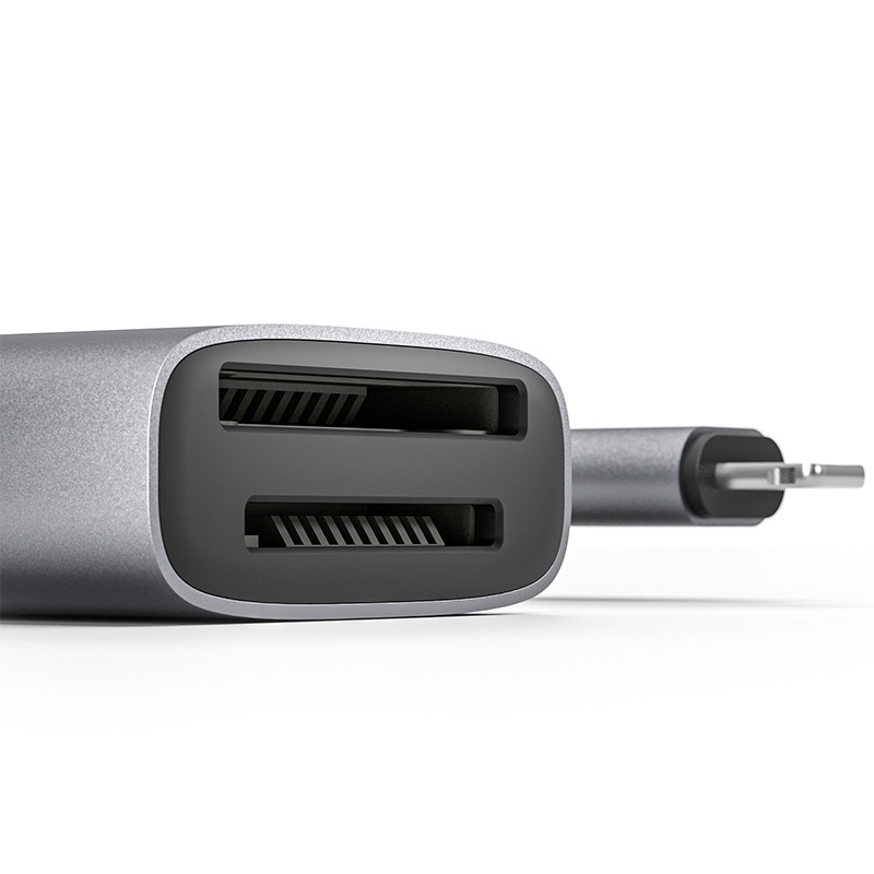 XD Card Reader MS Multi-functional dual-head USB type c 2-in-1 mobile phone Tablet computer Camera Companion Specification drawing