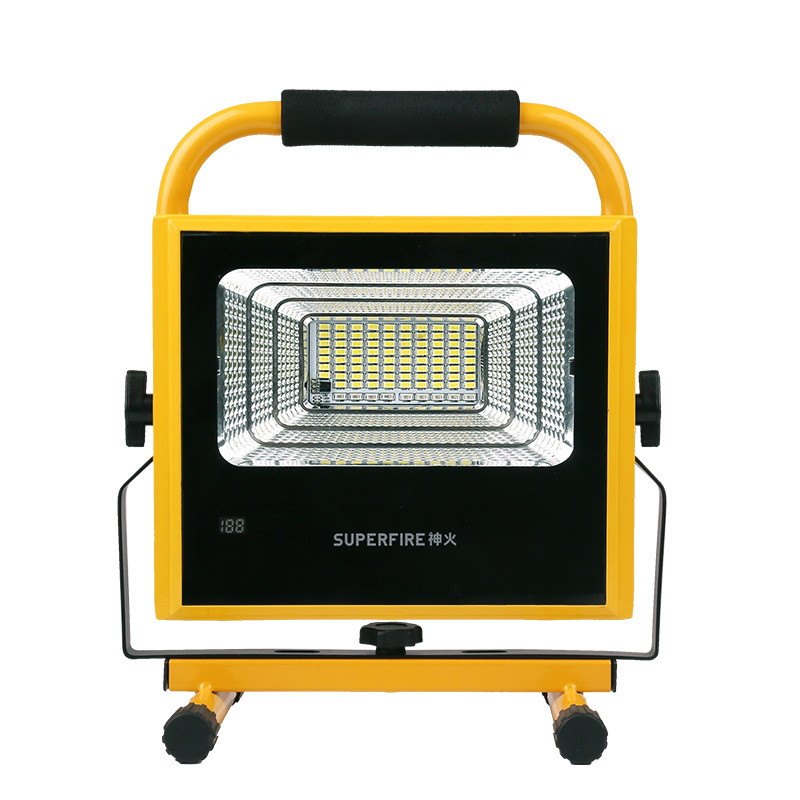 Shenhuo Mobile waterproof rechargeable floodlight, construction site searchlight, outdoor portable engineering emergency lighting searchlight wholesale Item Picture