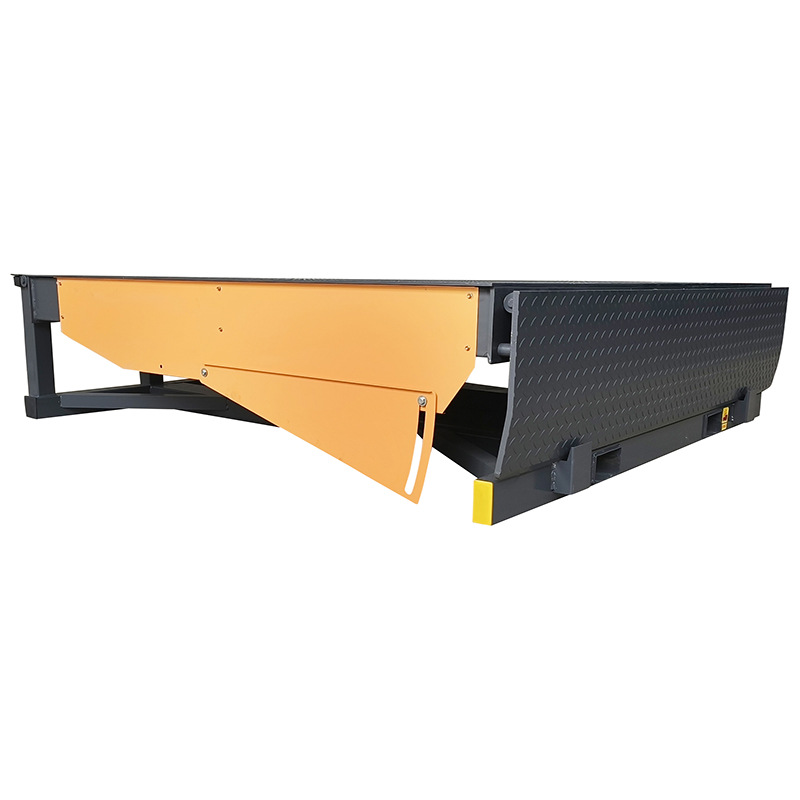 Double hydraulic cylinder loading bridge platform loading and unloading lift, quay level machine, forklift ramp loading and unloading, bridge crossing production Item Picture