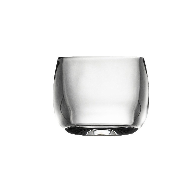 Lead-free glass tea cups, crystal master cups, finger guards, non-hot to the touch, thickened kung fu cups, household Chinese health wine cups Item Picture