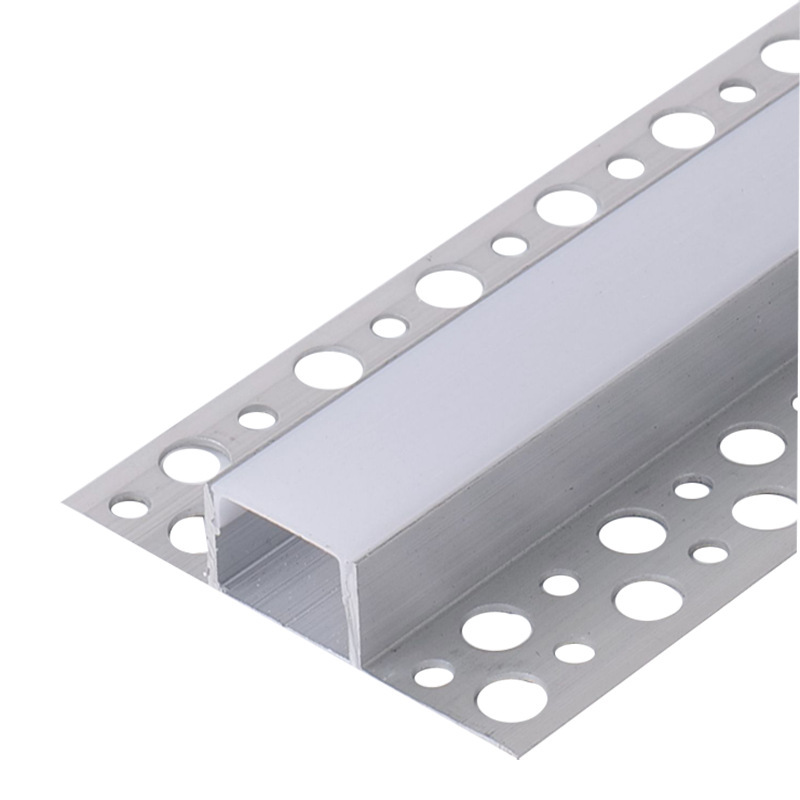 led strip light, aluminum groove, pre-embedded plaster, embedded lace strip light, ceiling strip light, living room strip light groove Item Picture