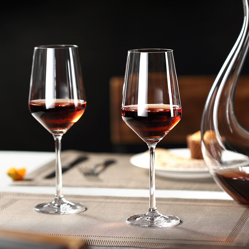 Idelita crystal glass wine glasses, wine glasses, champagne glasses, diamond series highball glasses, LOGO printing details Picture