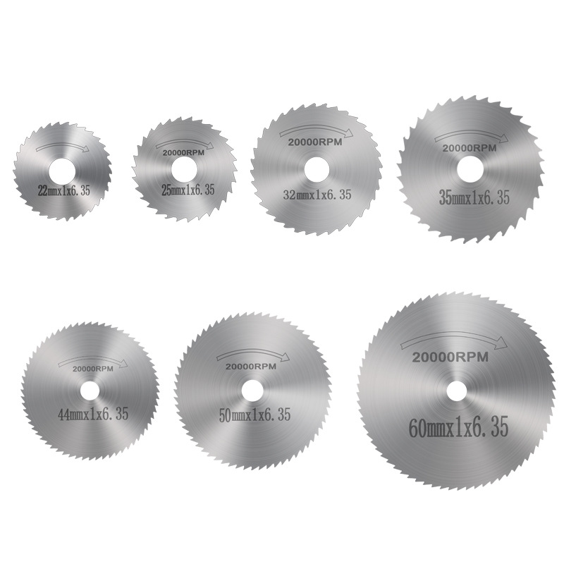 High-speed steel saw blades, small saw blade sets, electric grinding machine cutting blades, small circular saw blades, wood sawing, electric drill circular saw blades Item Picture