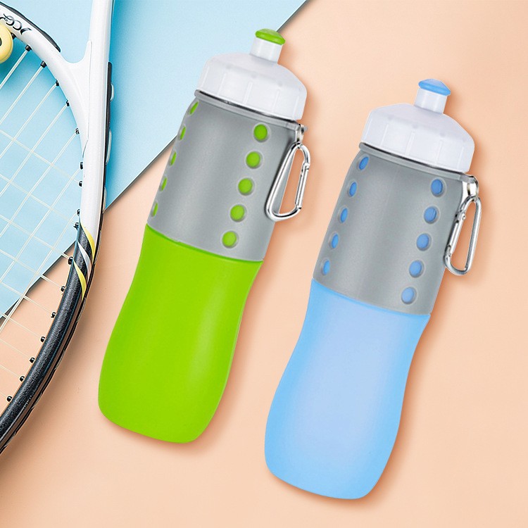 Amazon's best-selling silicone cups, large-capacity portable water bottles for outdoor mountaineering, food-grade silicone water cups Specification drawing