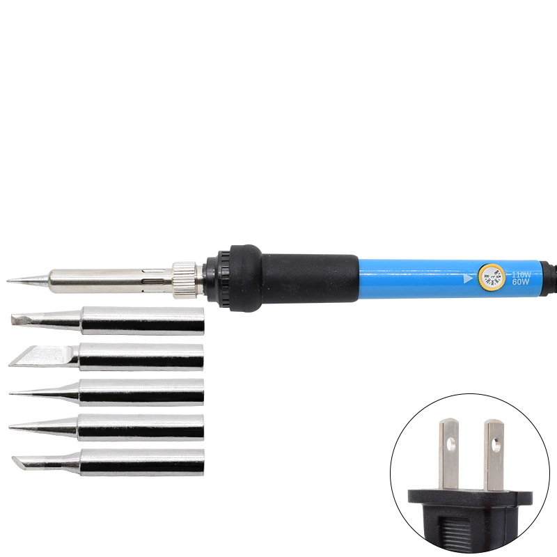 Cross-border 60w direct insertion constant-temperature soldering iron, beautiful 110V European standard 220V soldering iron set, soldering tool undefined