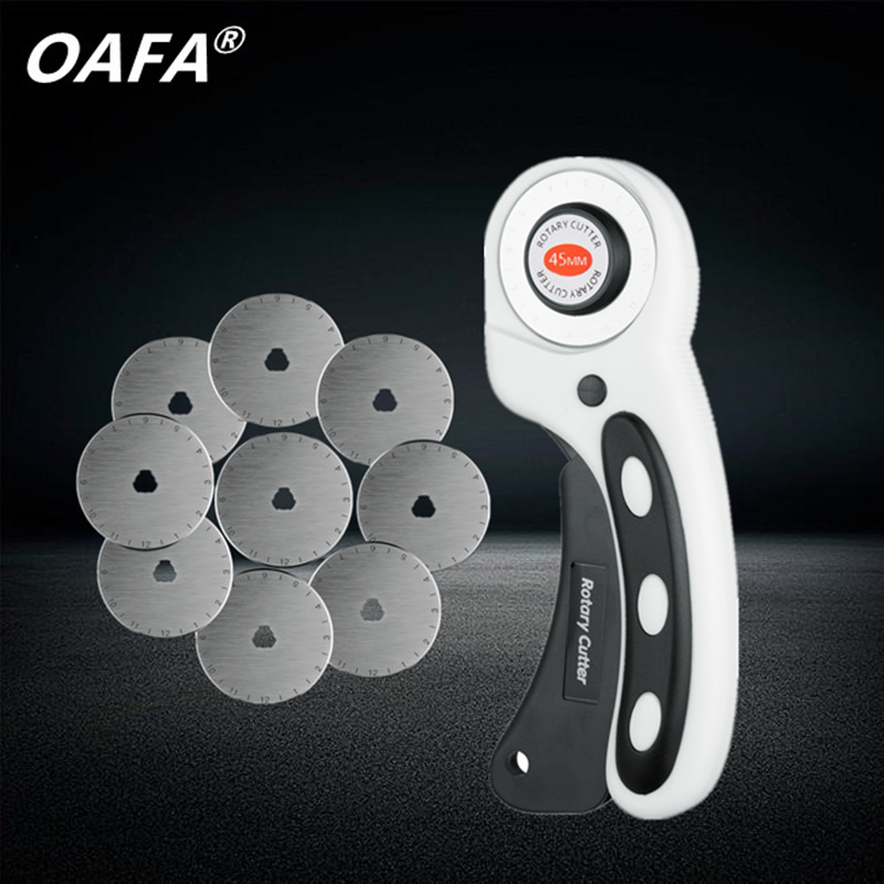 Factory direct sales of 45mm kembossing knife, fabric cutting knife, fabric splicing wheel knife, rotary cutting knife, fabric cutting and trimming circular roller knife Specification drawing