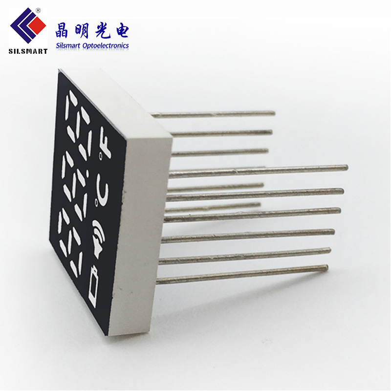 led digital tube three-digit high-brightness white light digital tube 18*19 3-digit digital tube display screen digital screen color screen Specification drawing