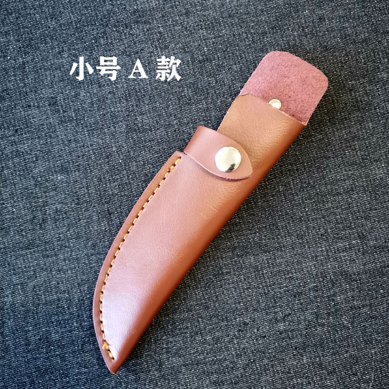 Leather knife covers, cowhide knife covers, universal outdoor self-defense knife sheaths, anti-cut leather knife covers, knife boots with belt buckles, knife pants undefined