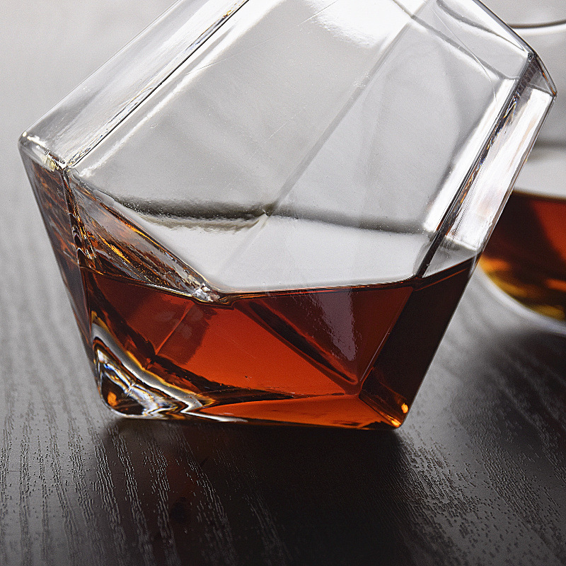 Crystal glass wine glasses, whisky glasses, unbreakable doll glasses, irregular-shaped glasses, ISO glasses, Yaoyao glasses, aroma glasses Specification drawing